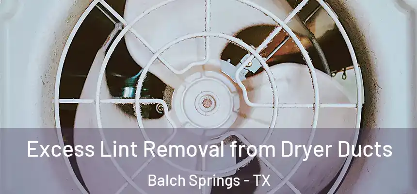  Excess Lint Removal from Dryer Ducts Balch Springs - TX
